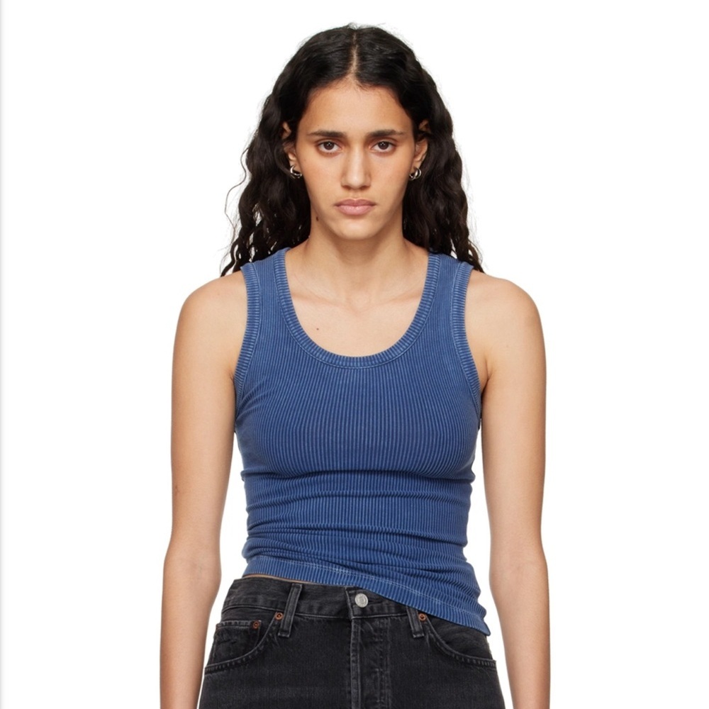 Agolde Blue Poppy Tank Top